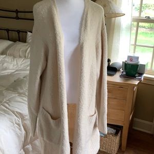 J crew soft fuzzy cardigan